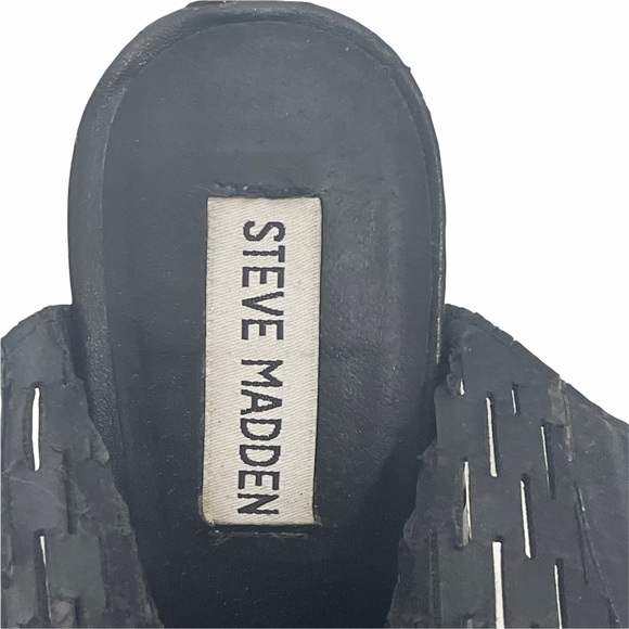 Steve Madden Leala Open Toe Bootie Black Size 7.5 - Picture 10 of 11